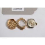 9ct gold ladies watch