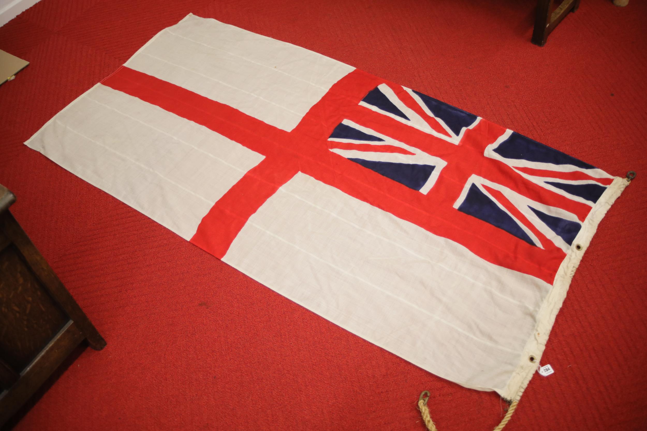 White Ensign Number 4 5715298 British Flag From HMS Ark Royal - Image 2 of 8