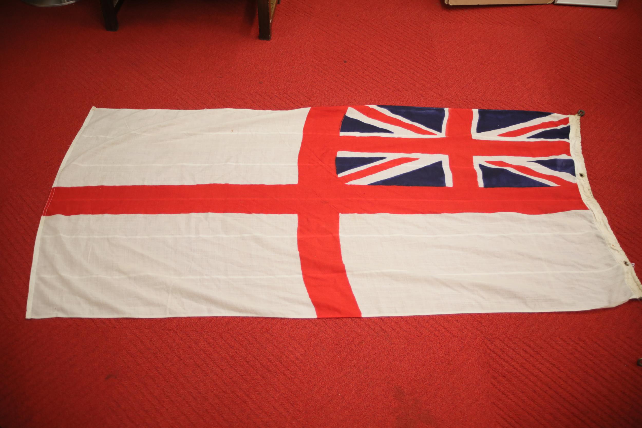 White Ensign Number 4 5715298 British Flag From HMS Ark Royal - Image 3 of 8