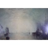 Reproduction Oil on Canvas J W Turner Keelmen Heaving coal by moonlight