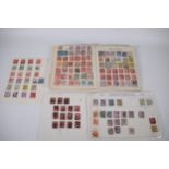 A small stamp album of British Victorian stamps