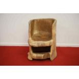 Maxie Lane Wooden Carved Childs Chair
