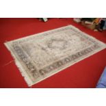 Far eastern Style rug rug in white size 235cm by 157cm