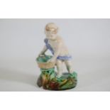 Majolica Wedgewood Cherub circa 1870s