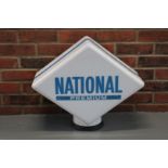 Original National Premium Glass Petrol Globe