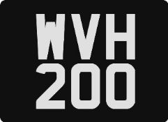 WVH 200 Registration Number