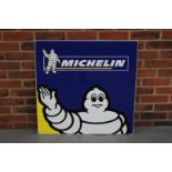 Michelin Aluminium Advertising Sign New Old Stock