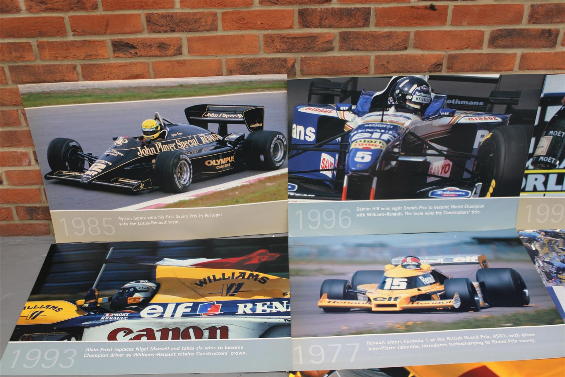 Seven Unframed Formula 1 Pictures - Image 3 of 5