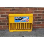 Metal NGK Spark Plugs Display Stand