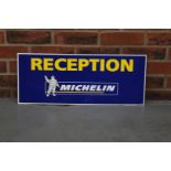 Michelin Aluminium Reception Sign New Old Stock