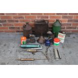 Quantity Vintage Oil Cans & Grease Guns