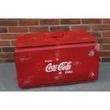 Vintage Style Coca Cola Ice Box