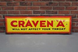 Original Enamel Craven A" Sign"