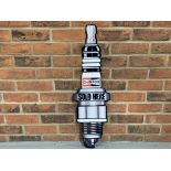 Metal Large Champion Spark Plug Sold Here Sign