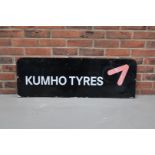 Aluminium Double Sided Kumho Tyres Sign