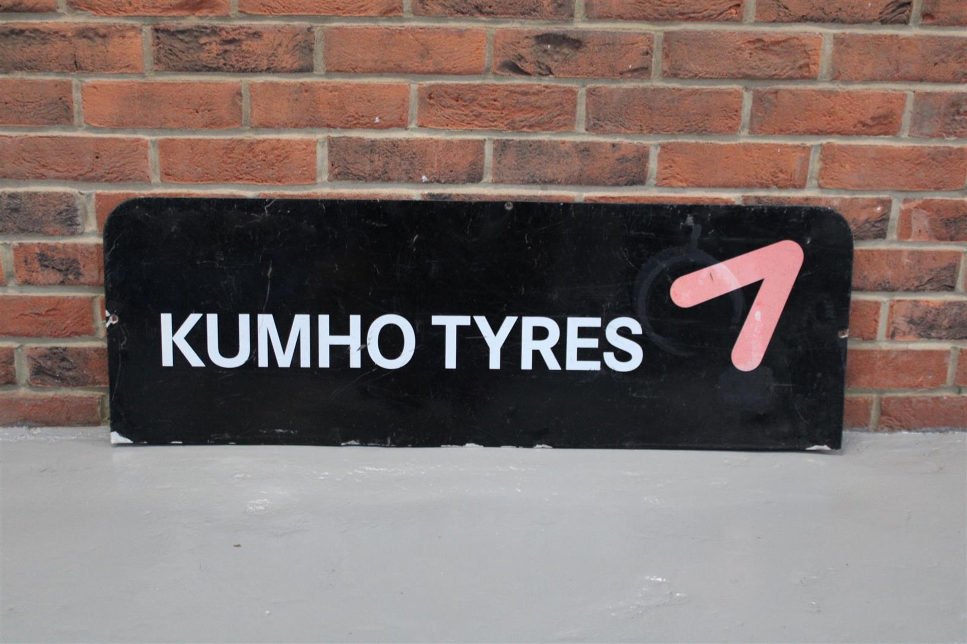 Aluminium Double Sided Kumho Tyres Sign