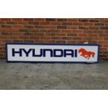 Hyundai illuminated Dealership Sign