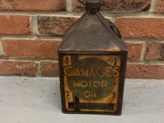 Vintage Gamages 1 Gallon Oil Can
