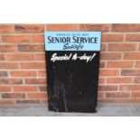 Aluminium Senior Service Blackboard Sign