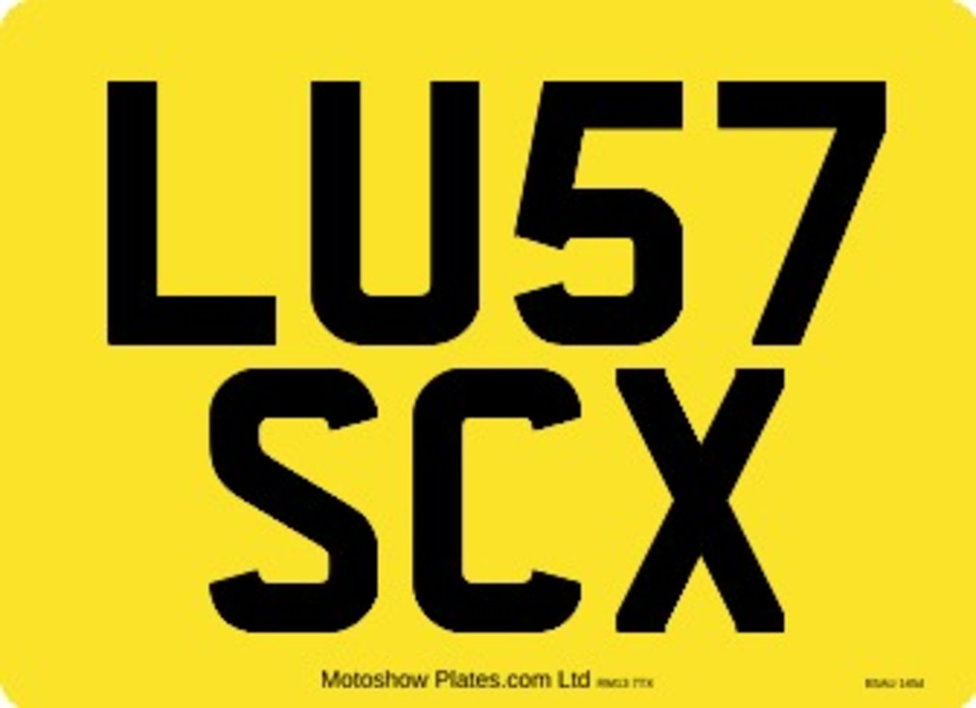 LU57 SCX Registration Number