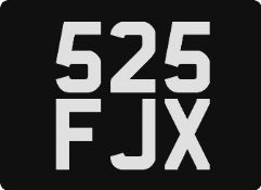 525 FJX registration Number