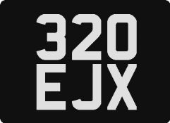 320 EJX Registration Number