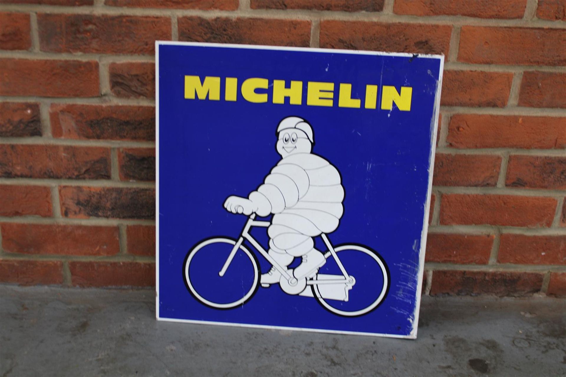 Aluminium Michelin Cycle Flanged Double Sided Sign - Image 2 of 2