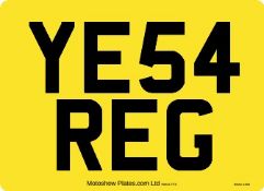 YE54 REG Registration Number