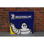 Michelin Aluminium Advertising Sign New Old Stock