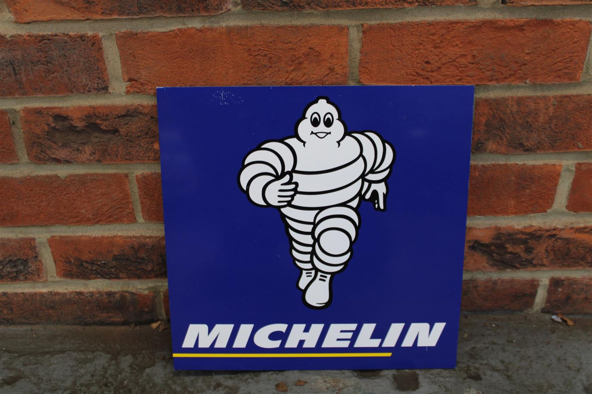 Aluminium Michelin Running Man Sign