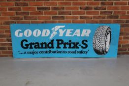 Aluminium Goodyear Grand Prix - S Tyres Sign