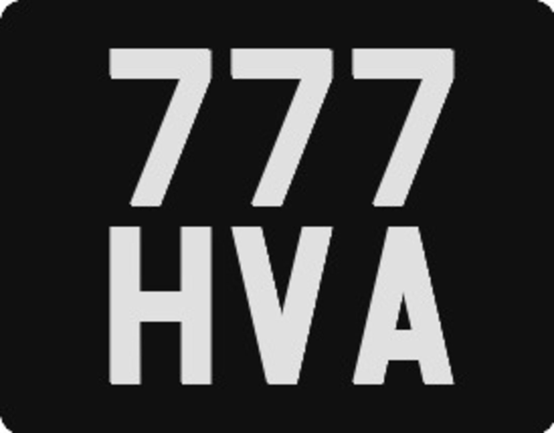 777 HVA Registration Number