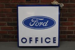 Ford Office Double Sided Illuminated Dealership Sign