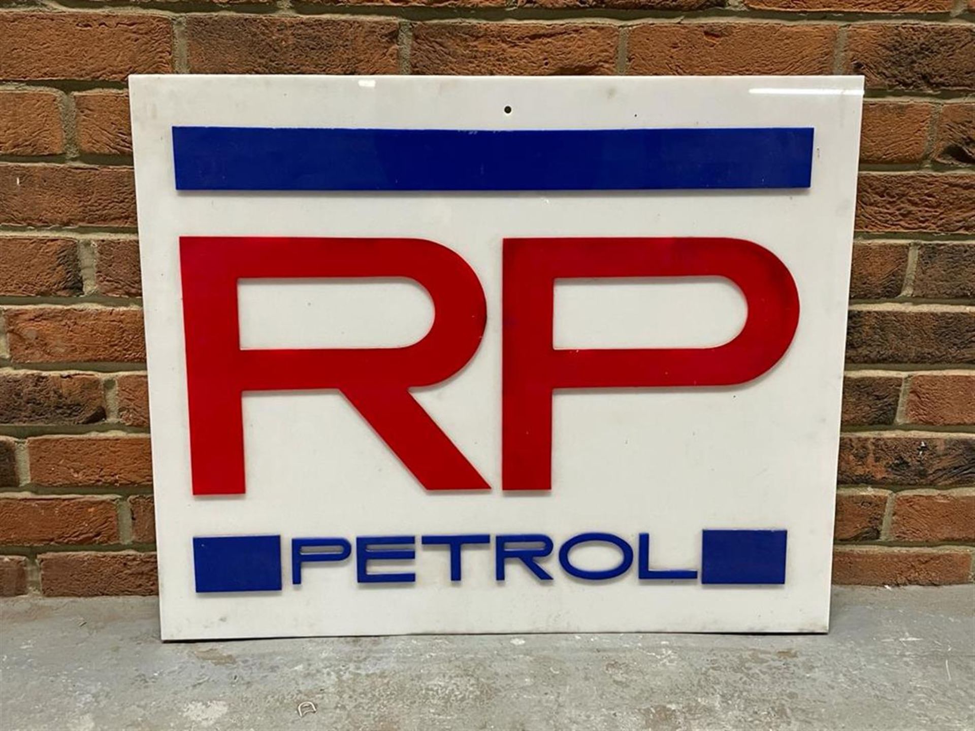 Perspex RP Petrol Sign