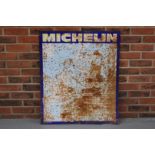 Tin Michelin Map Sign