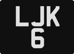 LJK 6 Registration Number
