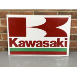 Metal Kawasaki Motorcycles Sign