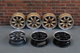 Set Of Four & Set Of Three Spitfire Alloy Wheels