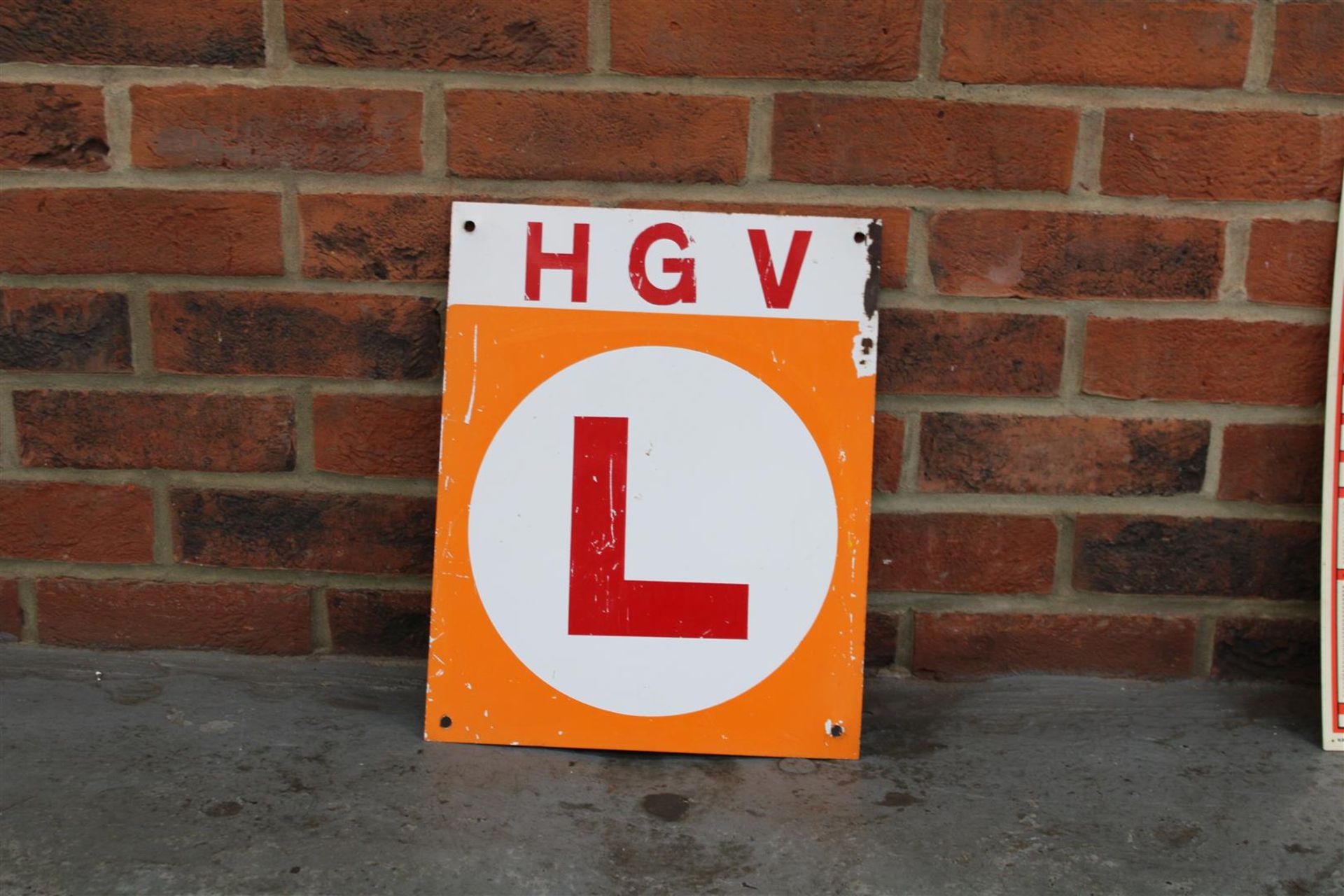 Tin HGV Learner Driver Sign