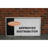 Aluminium Framed Delphi Approved Distributor Sign