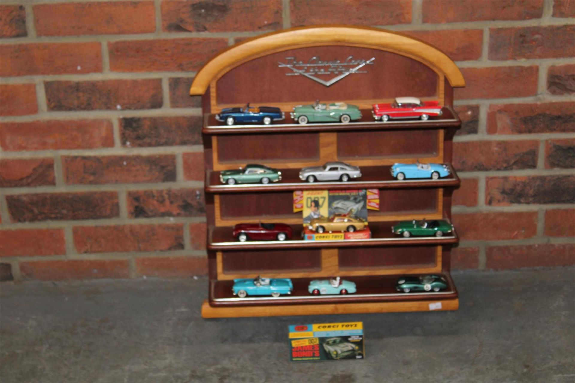 Teak Display Shelf The Classic Cars Of The Fifties