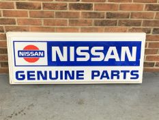 Nissan Genuine Parts Illuminated Sign