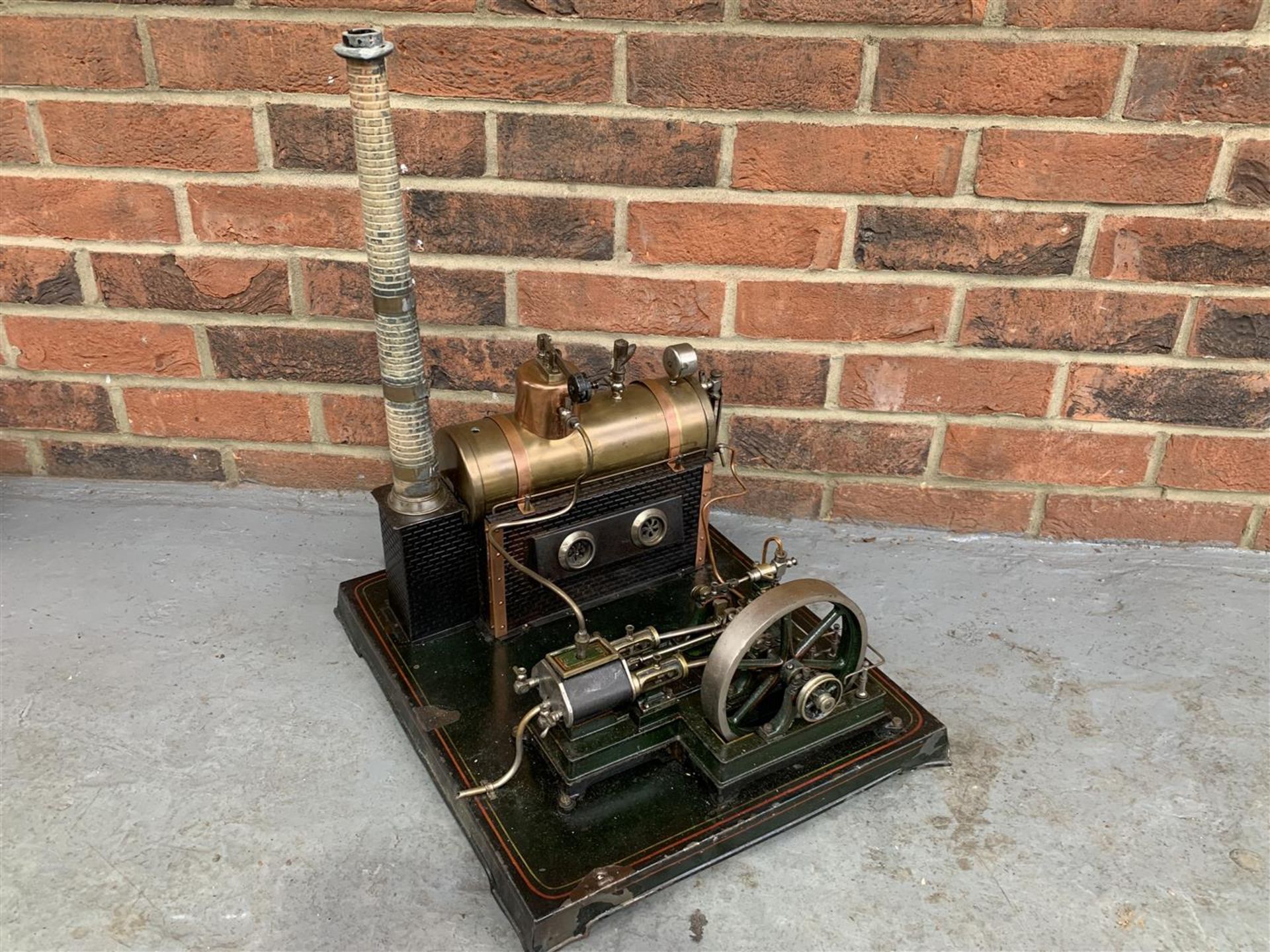 Vintage German Model Of A Steam Engine