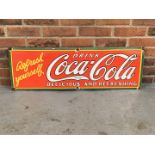 Enamel Coca Cola Sign