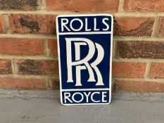 Cast Aluminium Rolls Royce Sign