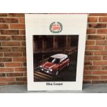 Original 1990 Rover Main Dealer Mini Cooper Poster