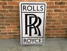 Modern Illuminated Rolls Royce Dealership Sign