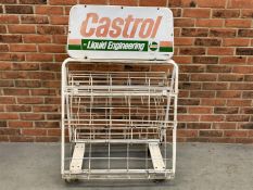 Wirework Freestanding Castrol Oil Display Stand