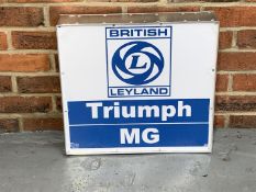 Modern Illuminated British Leyland Dealership Sign
