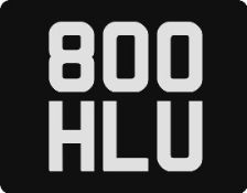 800 HLU Registration Number